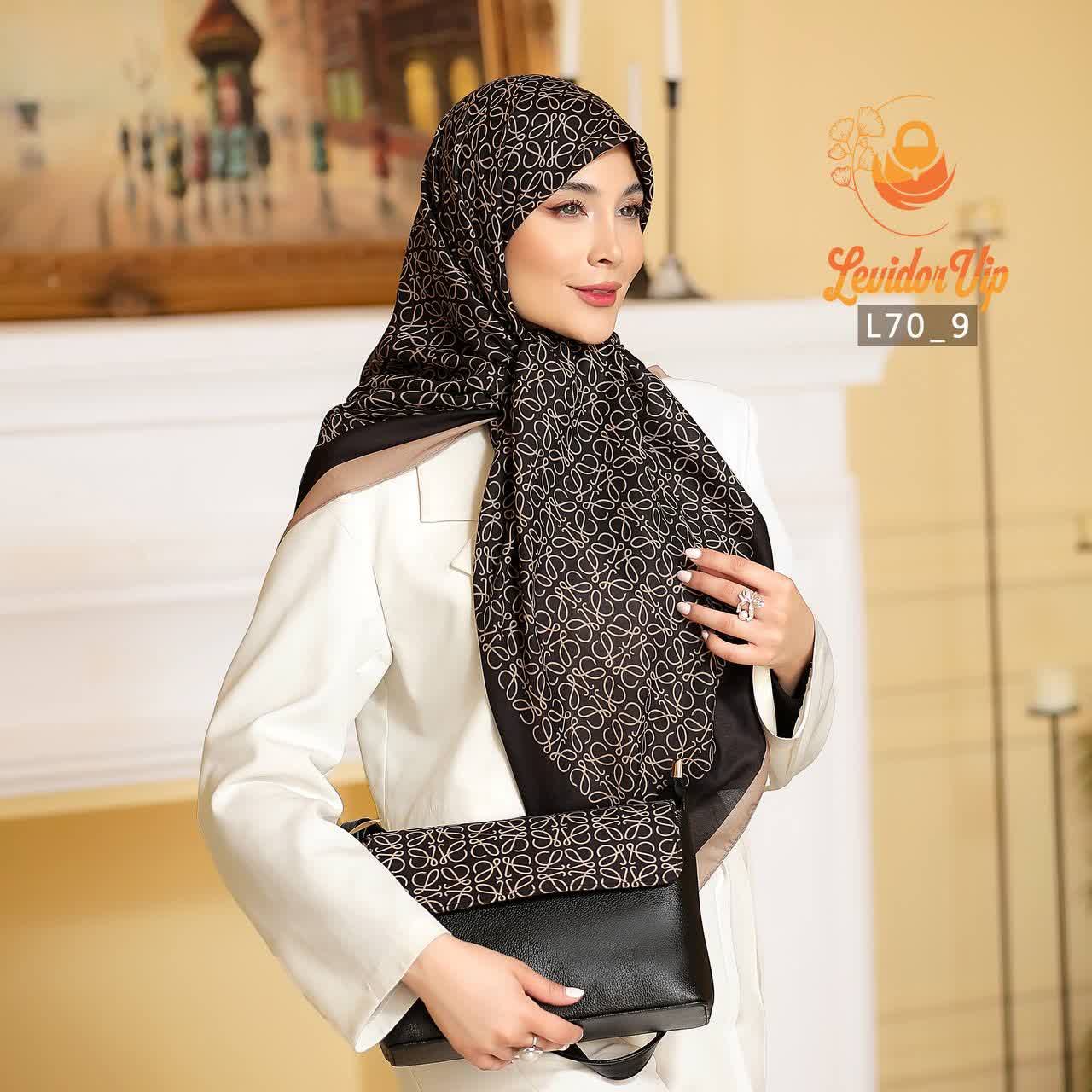 روسری و کیف ست طرح پیچازی قواره ۱۴۰ (L70)