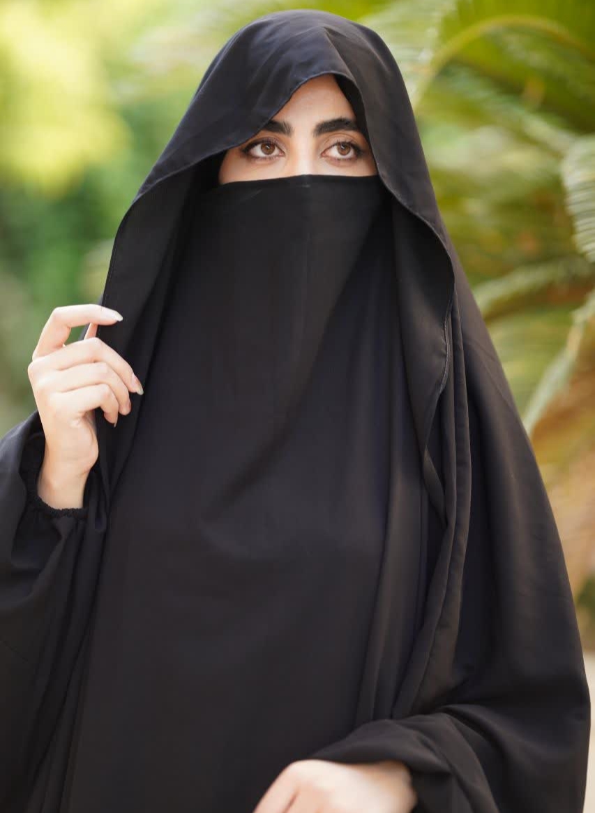 چادر عربی طرح آرامش (چادر و عبا و خمار یکجا)