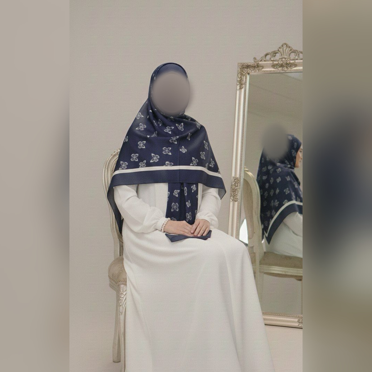 روسری نخی پروانه