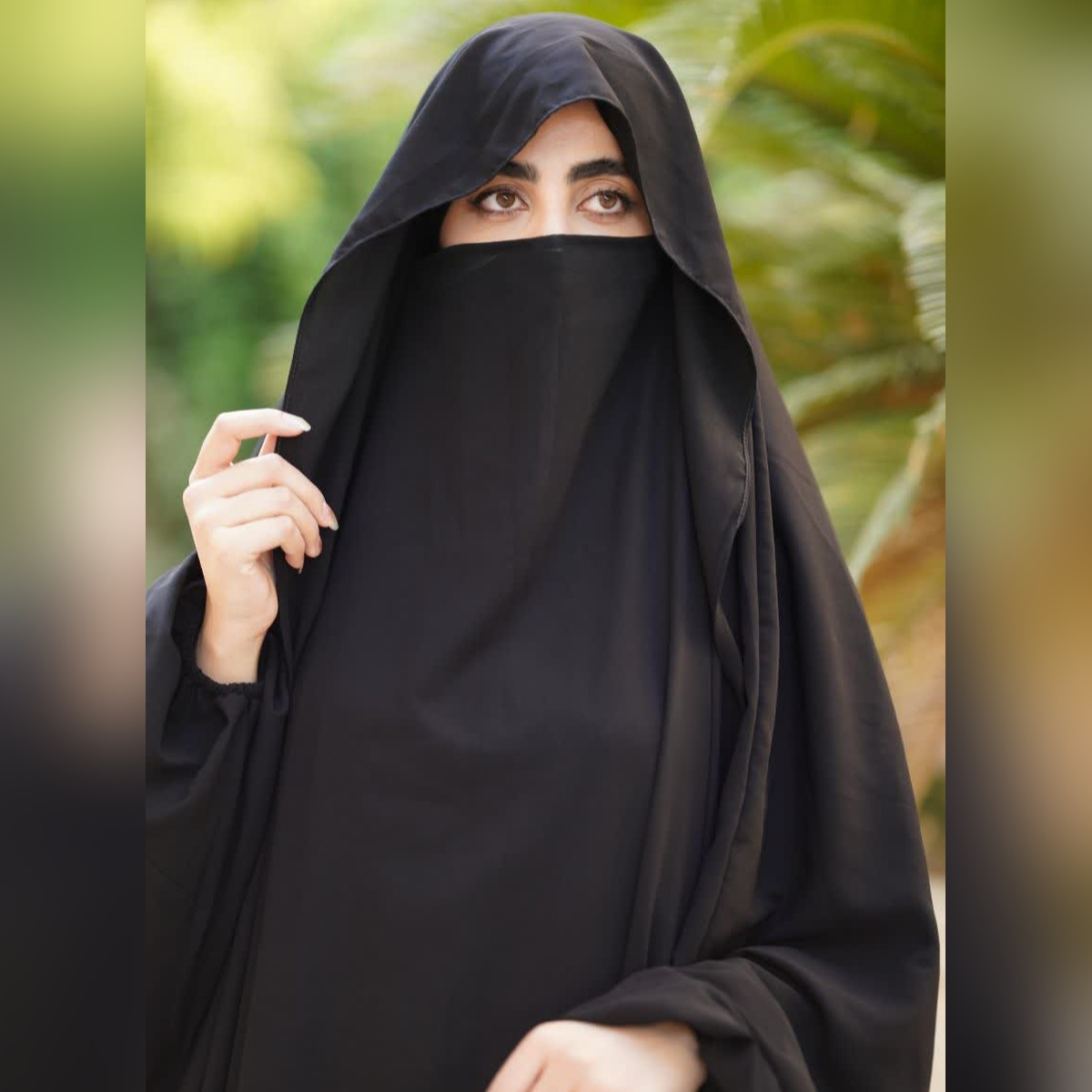 چادر عربی طرح آرامش (چادر و عبا و خمار یکجا)