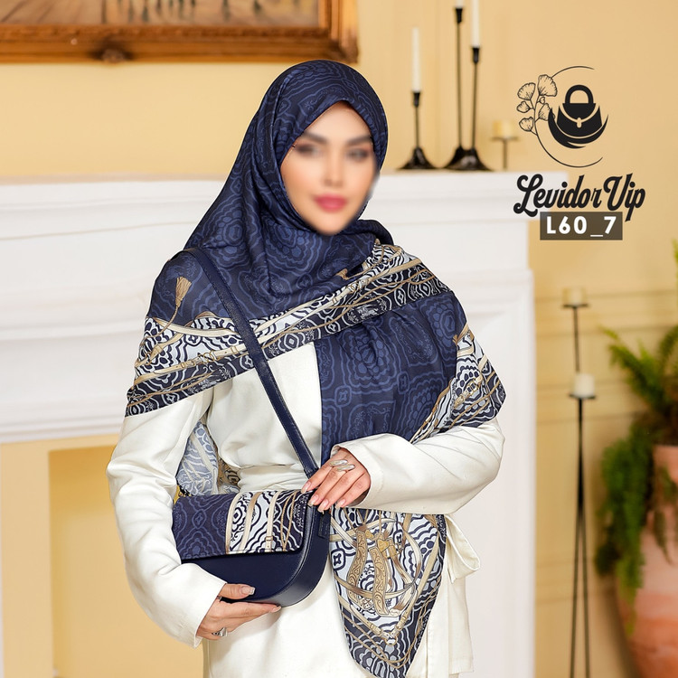 روسری و کیف پاسپورتی ست طرح سوارکار قواره ۱۴۰ (L60)