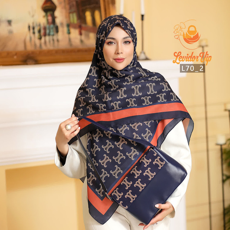 روسری و کیف ست طرح شنل قواره ۱۴۰ (L70)