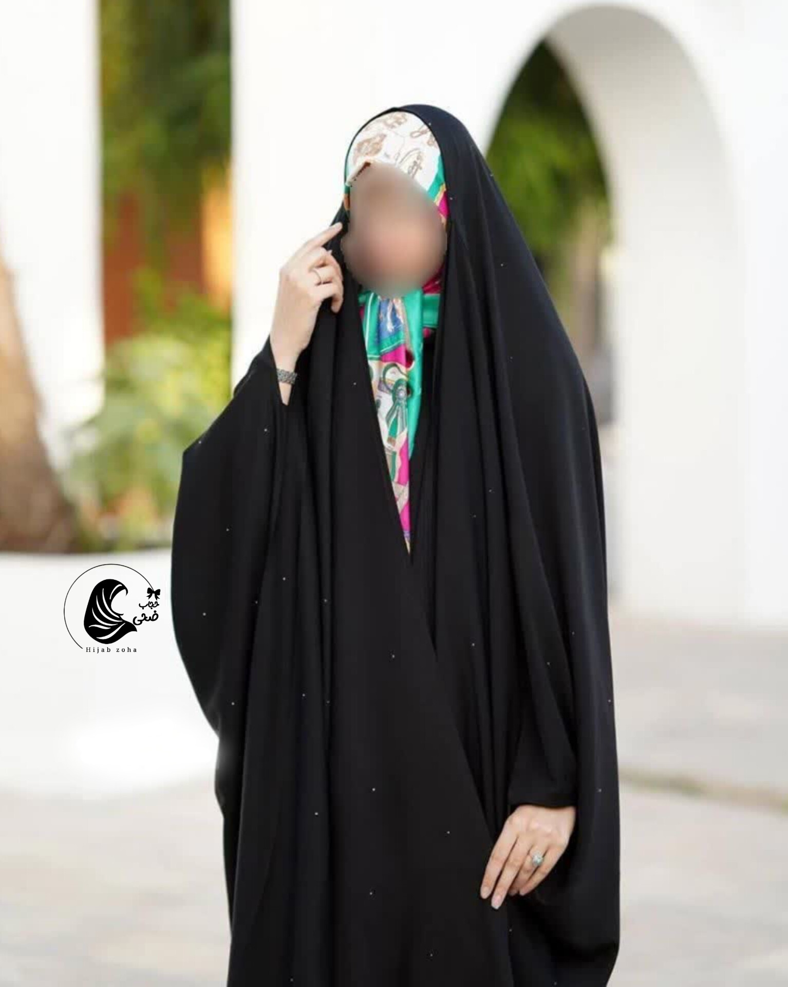 چادر عربی نگین بارانی