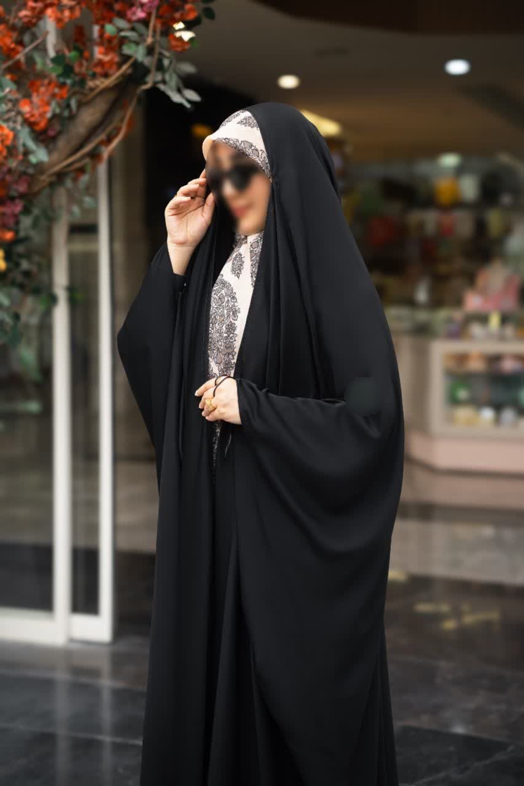 چادرعربی ساده جنس ندا سوئیسی
