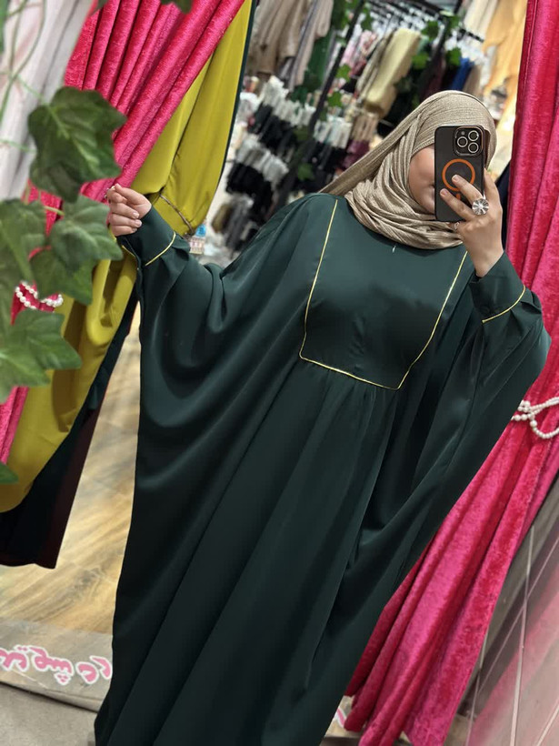 عبا نقره (کرپ الیزه)
