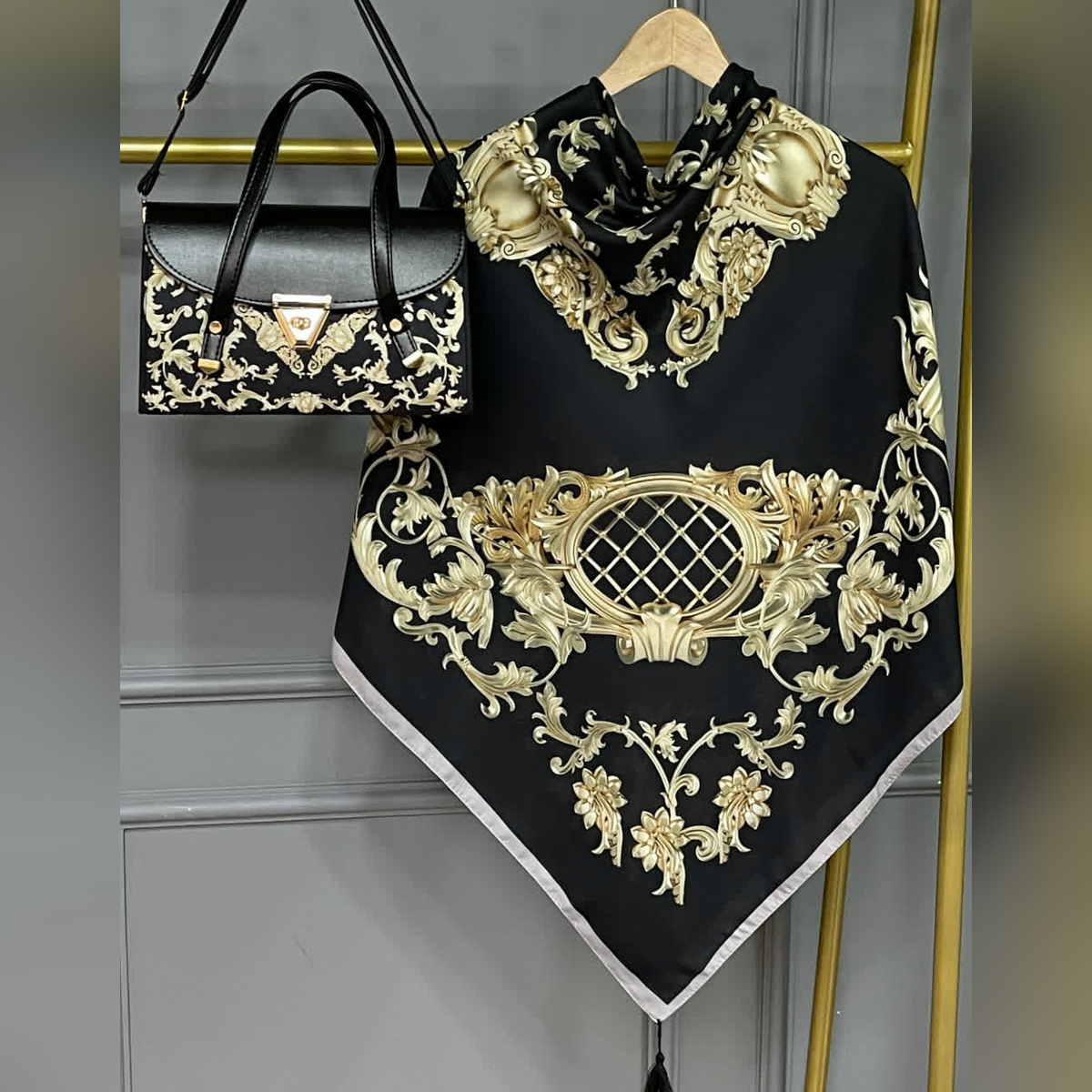 ست کیف و روسری طرح سایان (B3)
