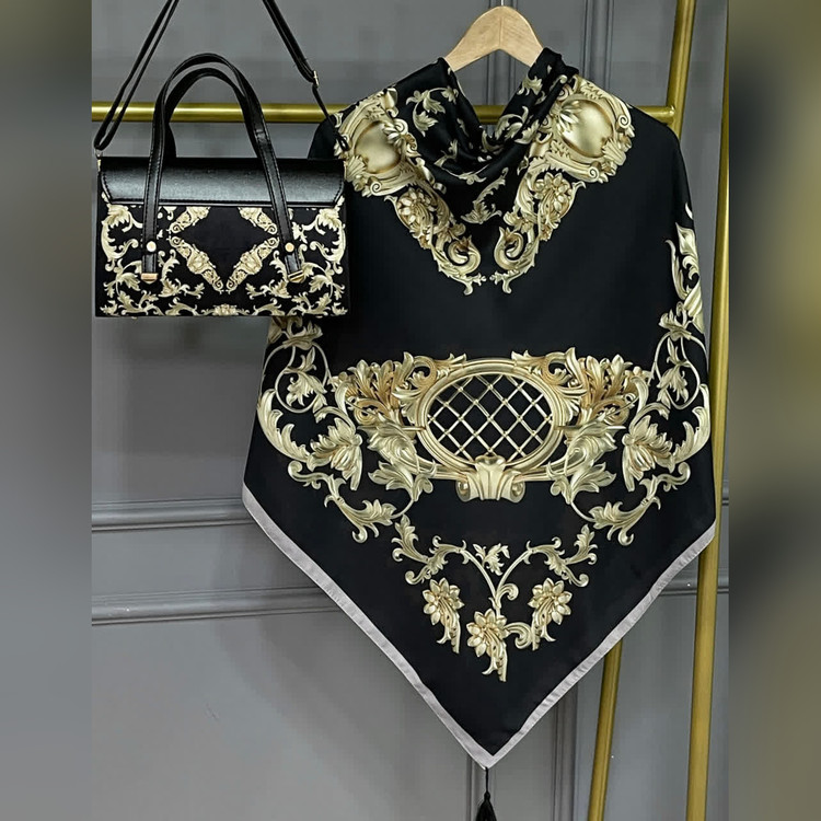 ست کیف و روسری طرح سایان (B3)