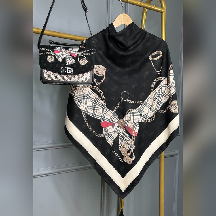 ست کیف و روسری پاپیون باربری (B2)