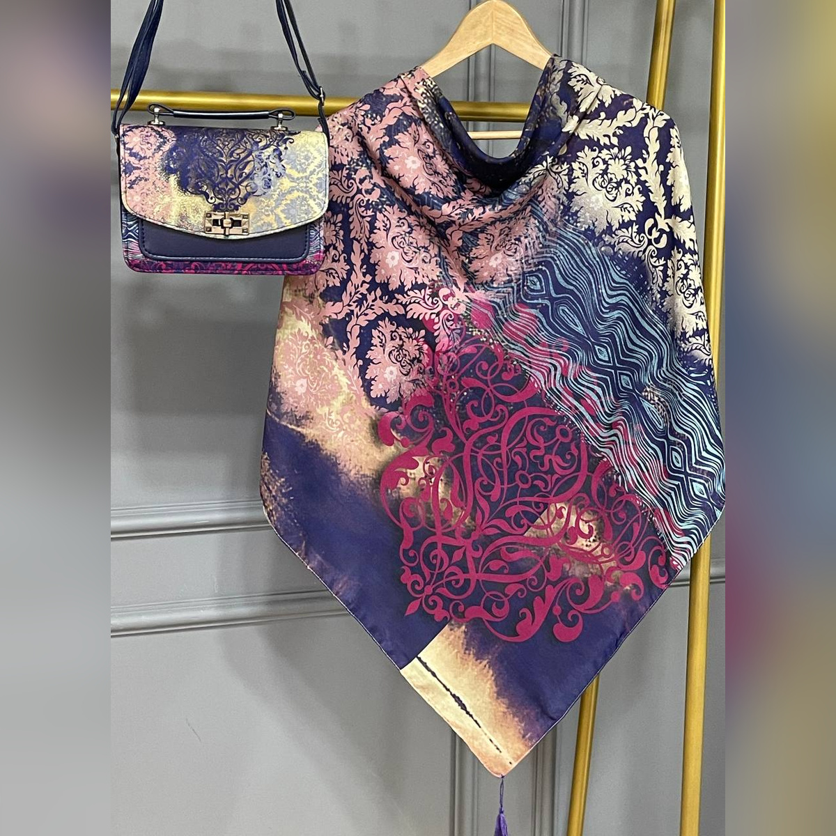 ست کیف و روسری ژاکلین (B2)