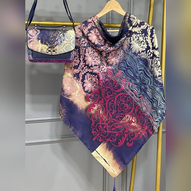 ست کیف و روسری ژاکلین (B2)