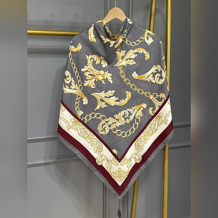ست کیف و روسری گراند طوسی (B2)