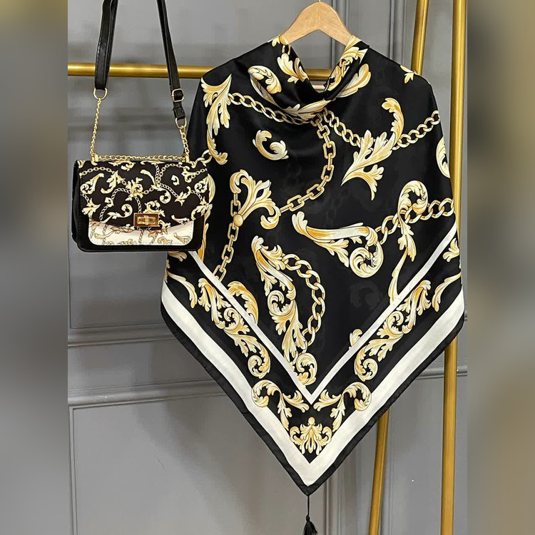 ست کیف و روسری گراند مشکی (B2)