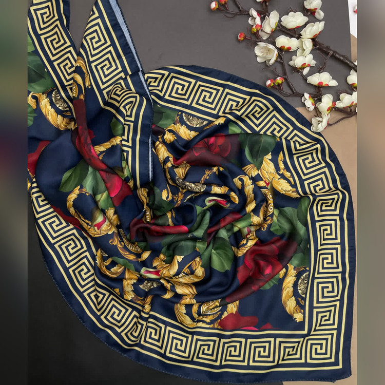 ست کیف و روسری رز ورساچه سورمهای (B2)