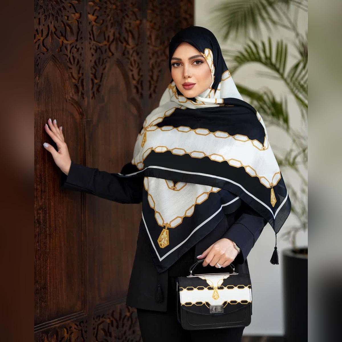 روسری و کیف ست طرح استایل (B2)