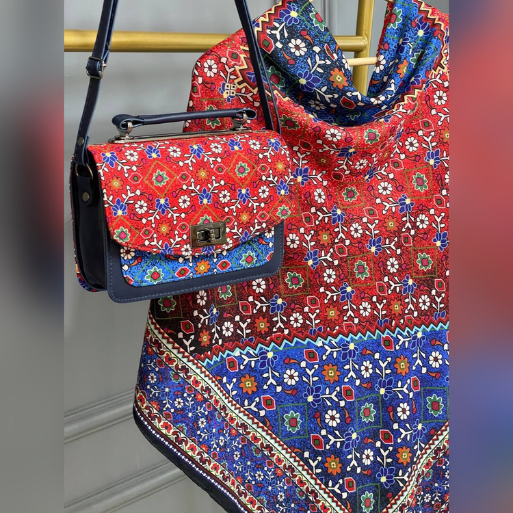 ست کیف و روسری گلیم (B2)