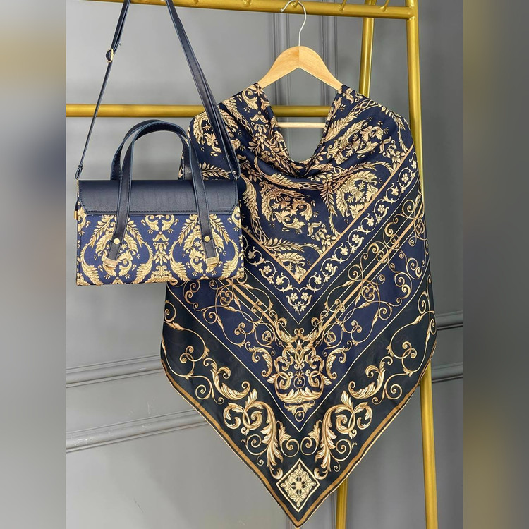 ست کیف و روسری الیزابت سورمهای (B3)