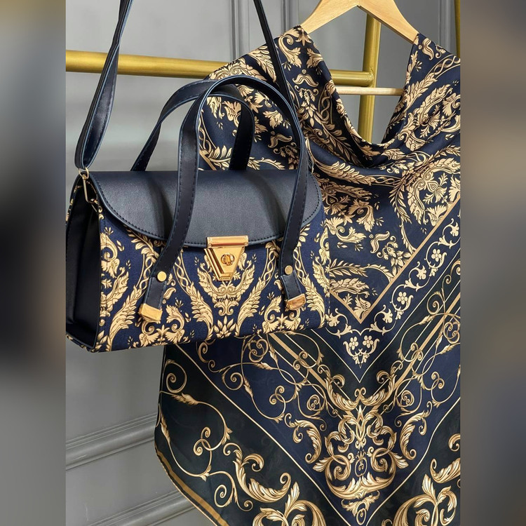 ست کیف و روسری الیزابت سورمهای (B3)