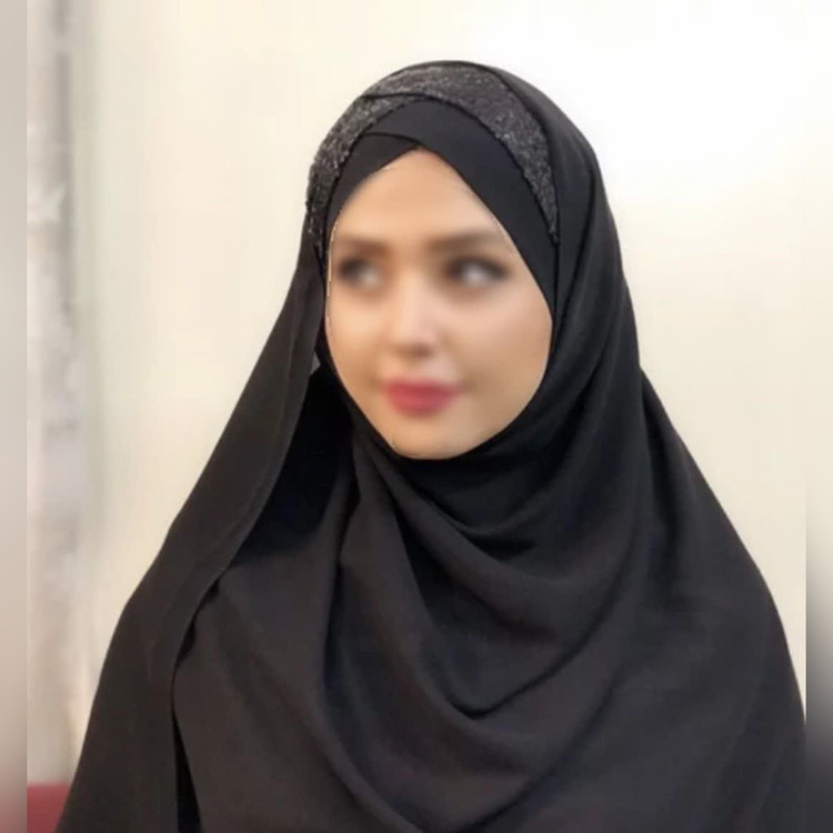 هدشال چهار پیله پولکی در دو رنگ مشکی و بادمجونی