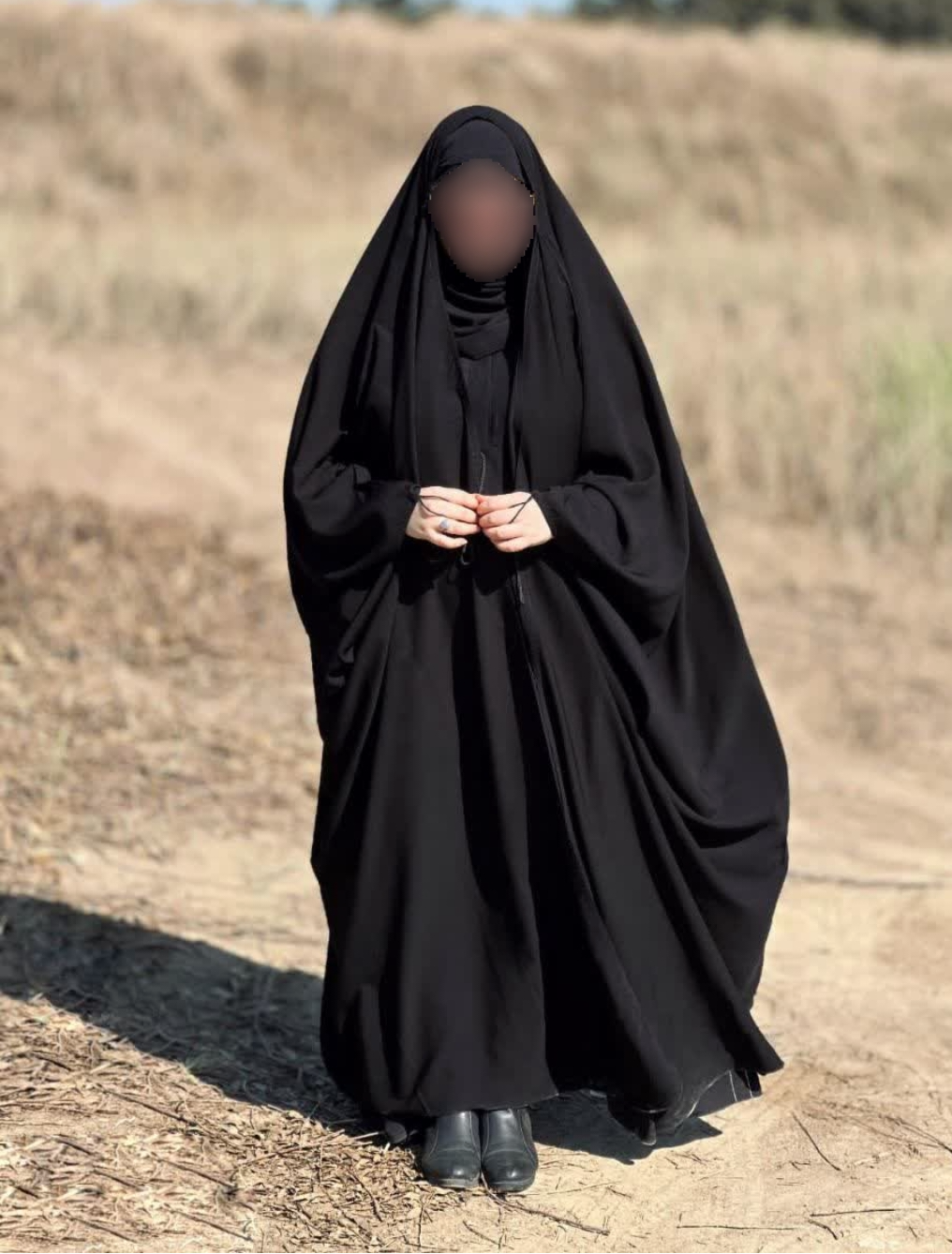 چادر عربی جنس حریر اسود