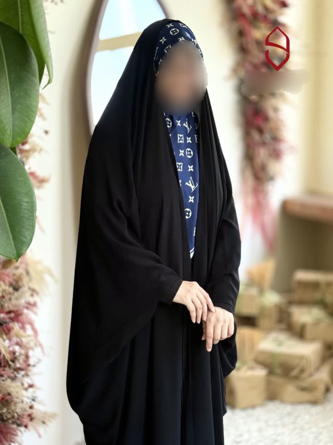 چادر عربی ساده جس کرپ کره اصل