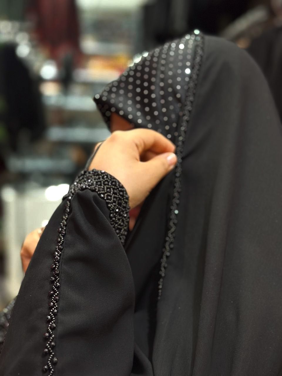 چادر عربی جواهردوزی مدل سدنا