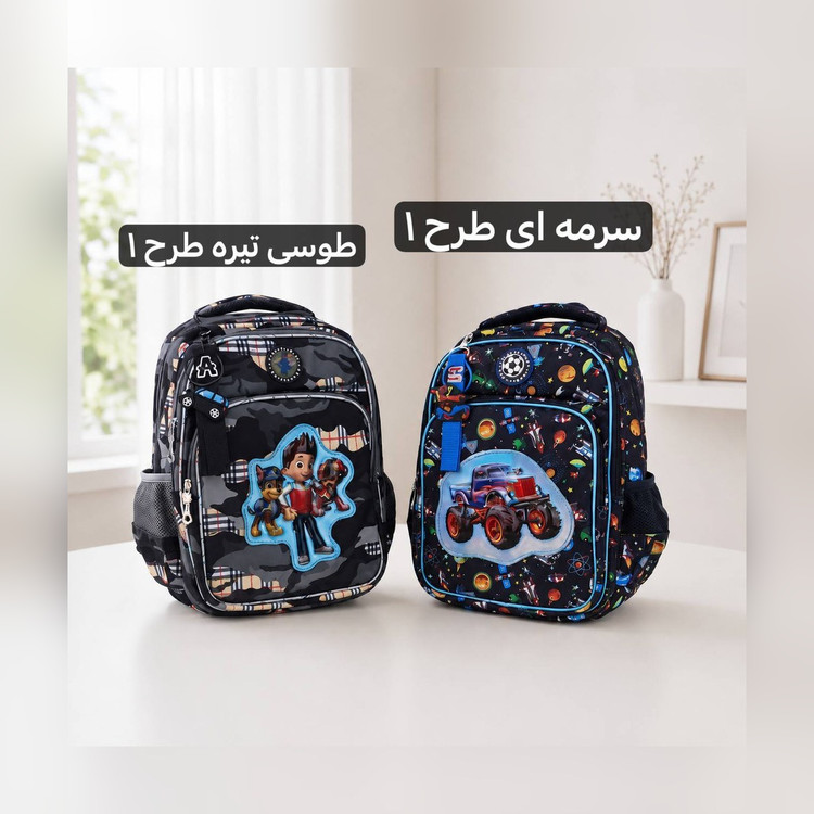 کوله پشتی عکس دار – کد 9408 - نمای 5