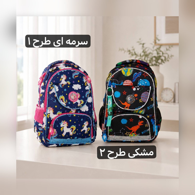 کوله پشتی مدرسه – کد 9402 - نمای 6
