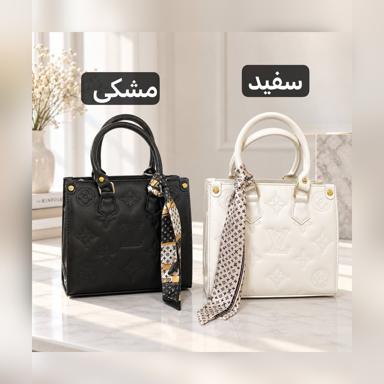 کیف دستی زنانه چرم مصنوعی کد ۵۷۵۷ - نمای 5