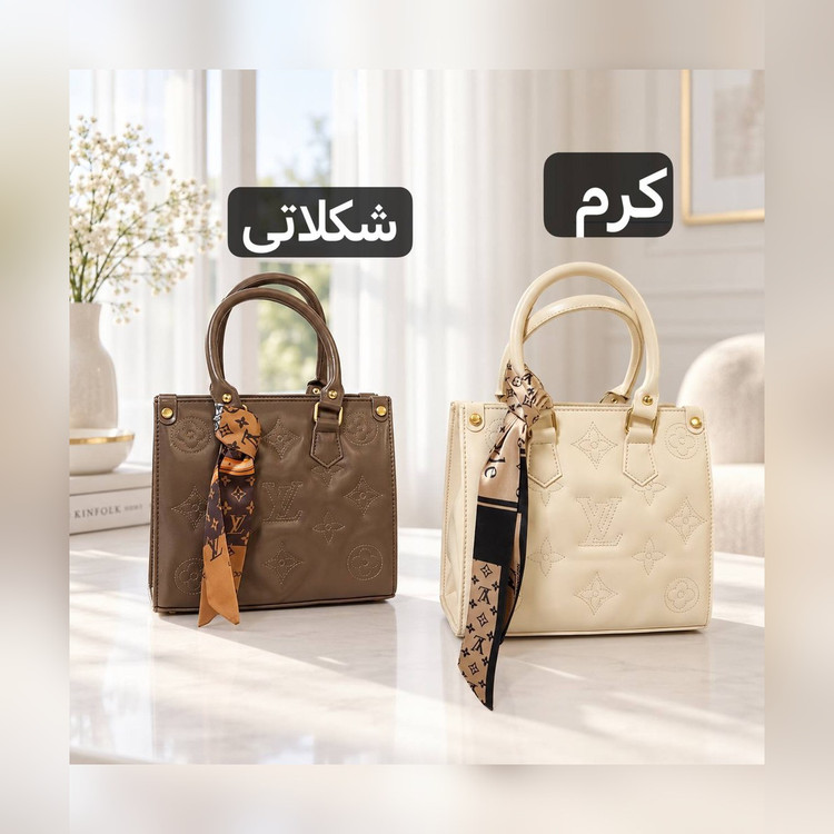کیف دستی زنانه چرم مصنوعی کد ۵۷۵۷ - نمای 7