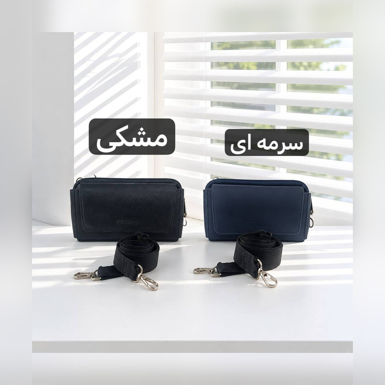 کیف دوشی مردانه چرم مصنوعی کد ۴۷۶۲ - نمای 3
