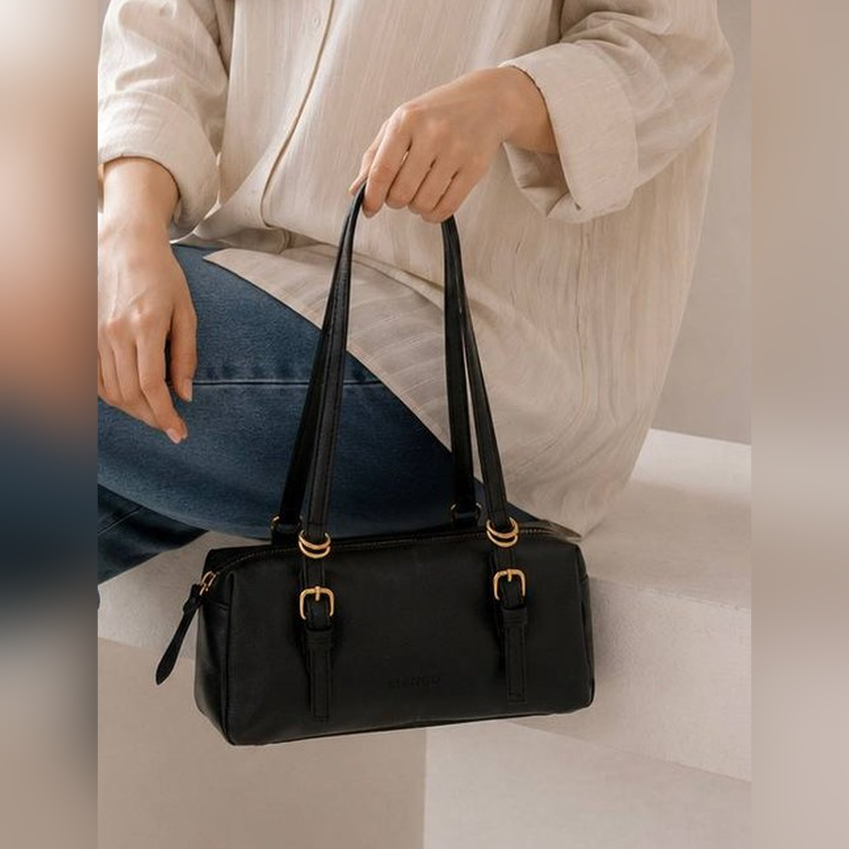 کیف دوشی پاسپورتی چرم مصنوعی کد ۵۷۴۹ - نمای 2