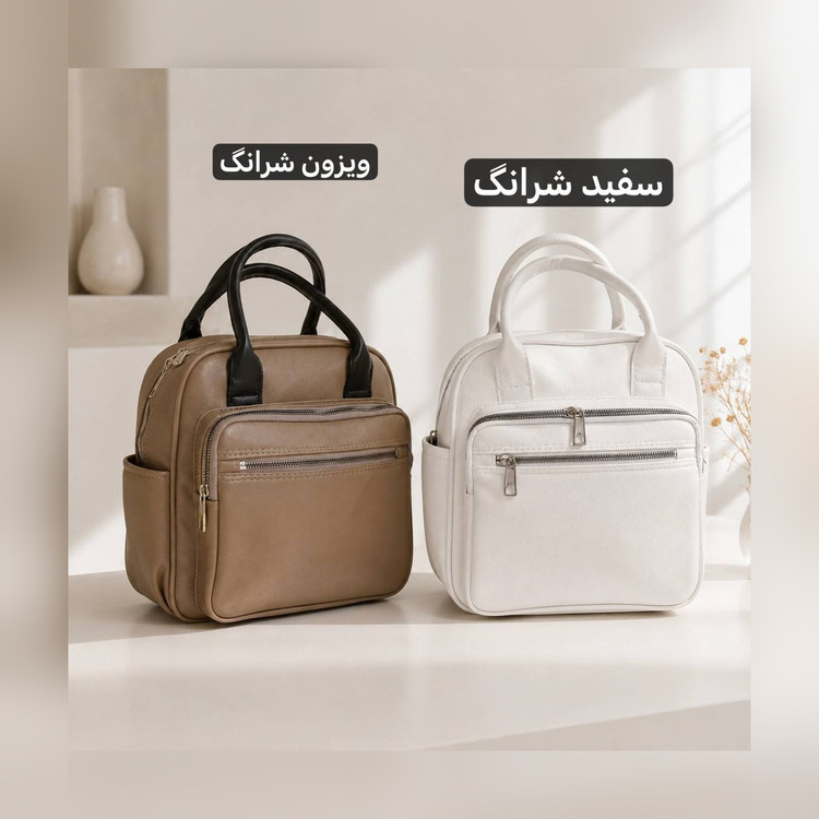 کوله پشتی دخترانه چرم مصنوعی کد ۹۳۹۶ - نمای 4