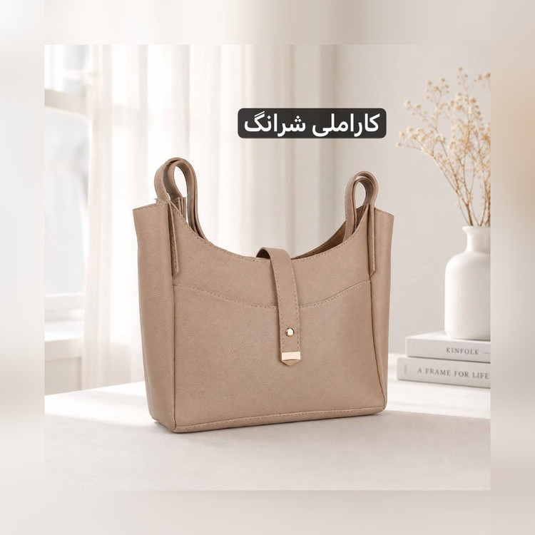 کیف دستی زنانه چرم مصنوعی کد ۵۷۵۵