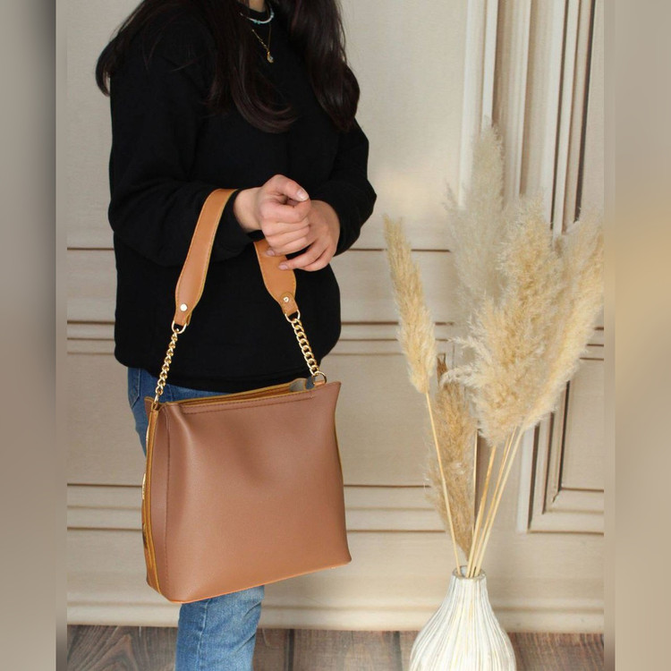 کیف دستی زنانه چرم مصنوعی کد ۵۶۸۱ - نمای 4