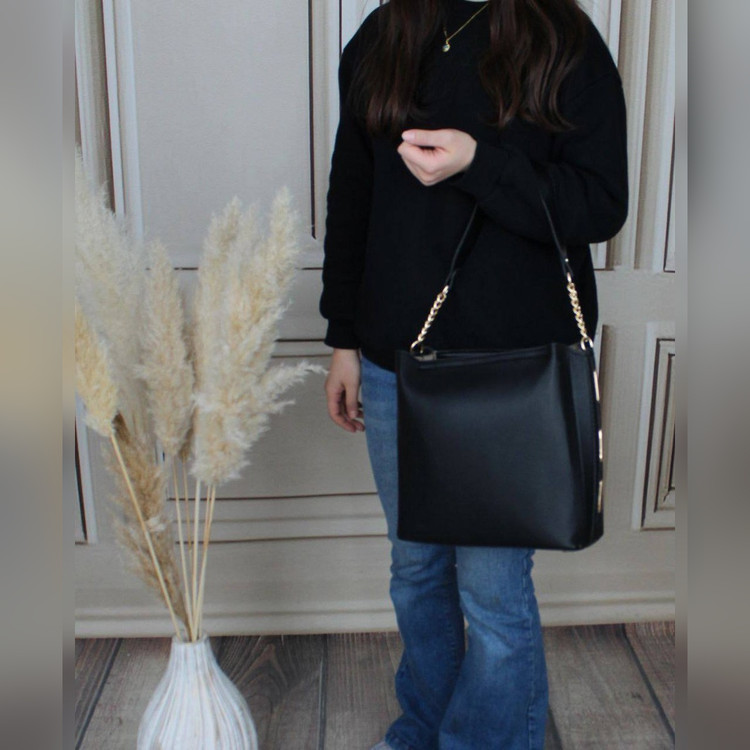 کیف دستی زنانه چرم مصنوعی کد ۵۶۸۱ - نمای 3