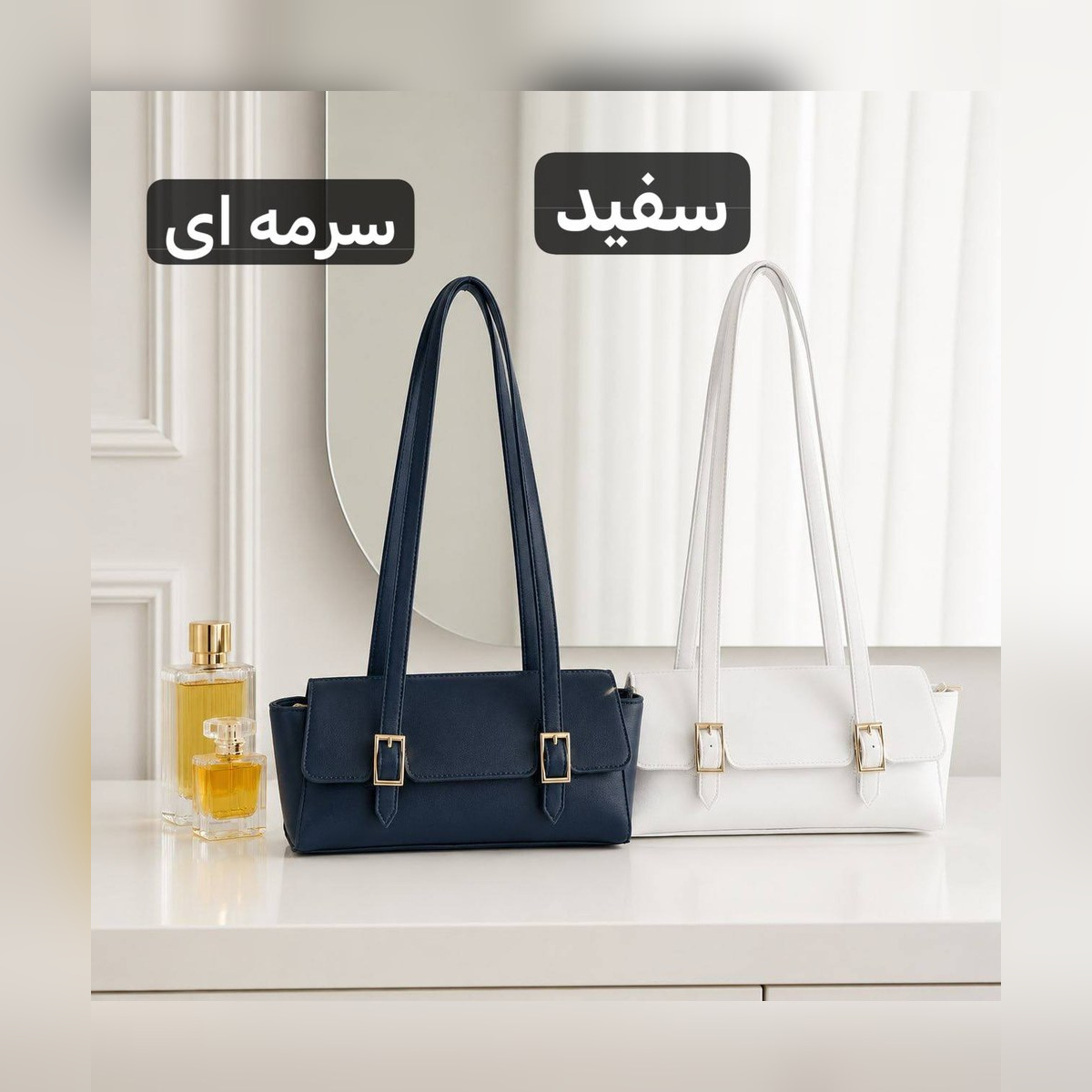 کیف دوشی پاسپورتی چرم مصنوعی کد ۴۷۴۴