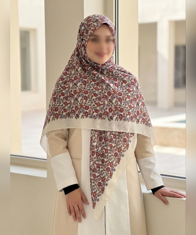 روسری کرپنخ گلریز قواره ۱۴۰