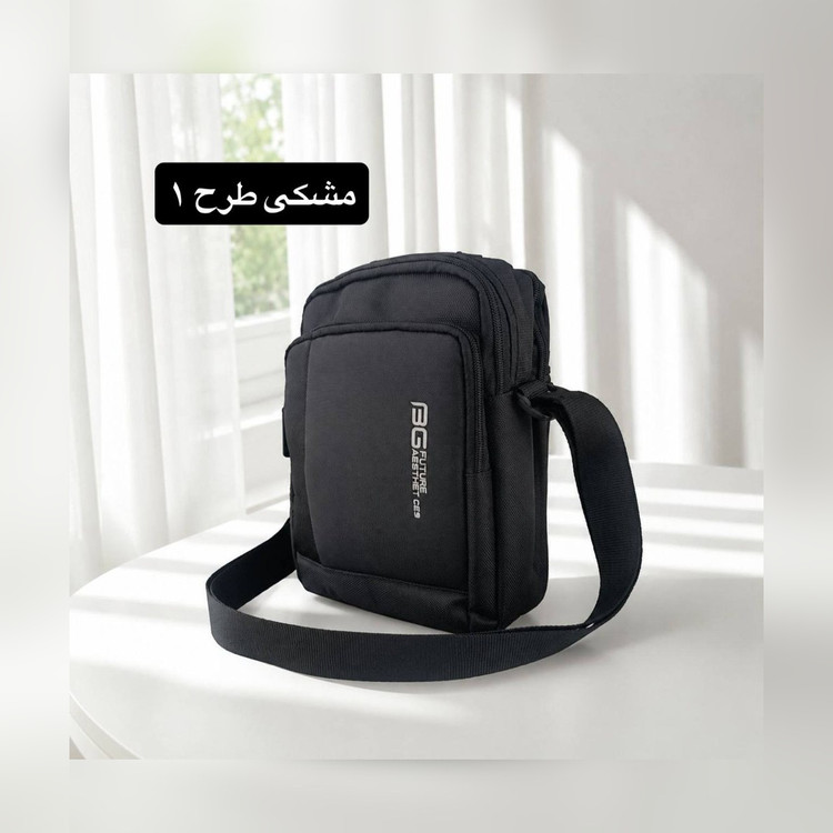 کیف دوشی مردانه برزنتی کد ۷۲۱۲ - نمای 4