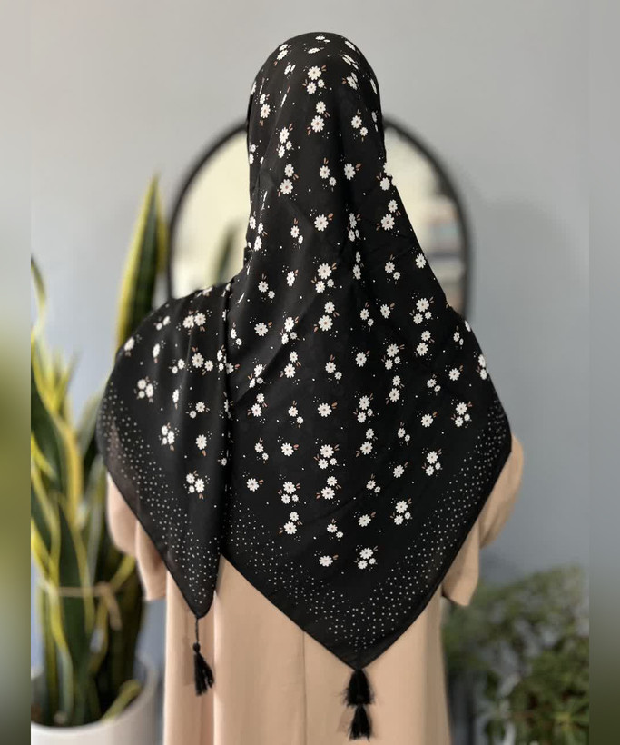 روسری نخی گلریز قواره ۱۴۰