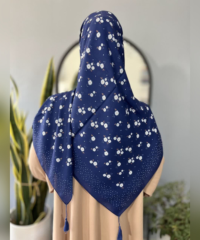 روسری نخی گلریز قواره ۱۴۰