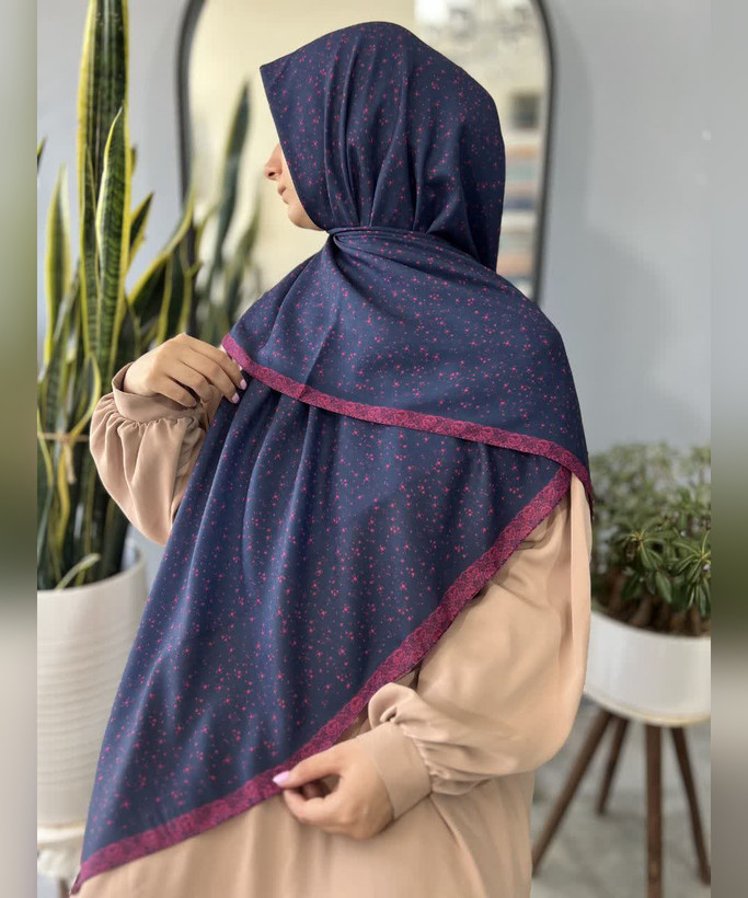 روسری نخی خالریز قواره ۱۴۰