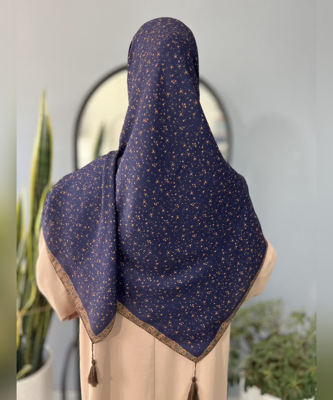 روسری نخی خالریز قواره ۱۴۰
