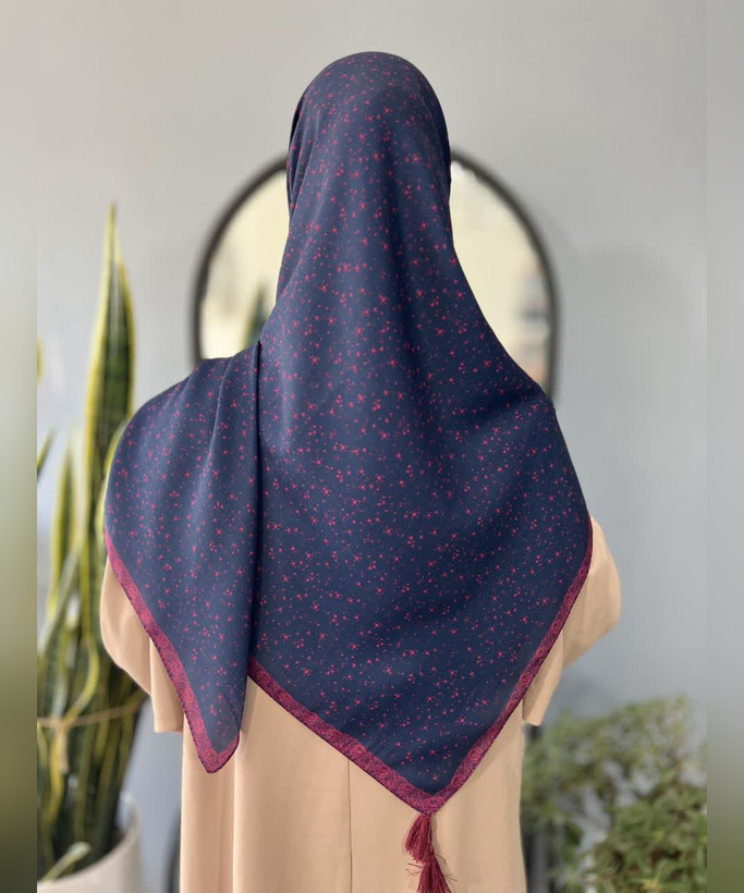 روسری نخی خالریز قواره ۱۴۰