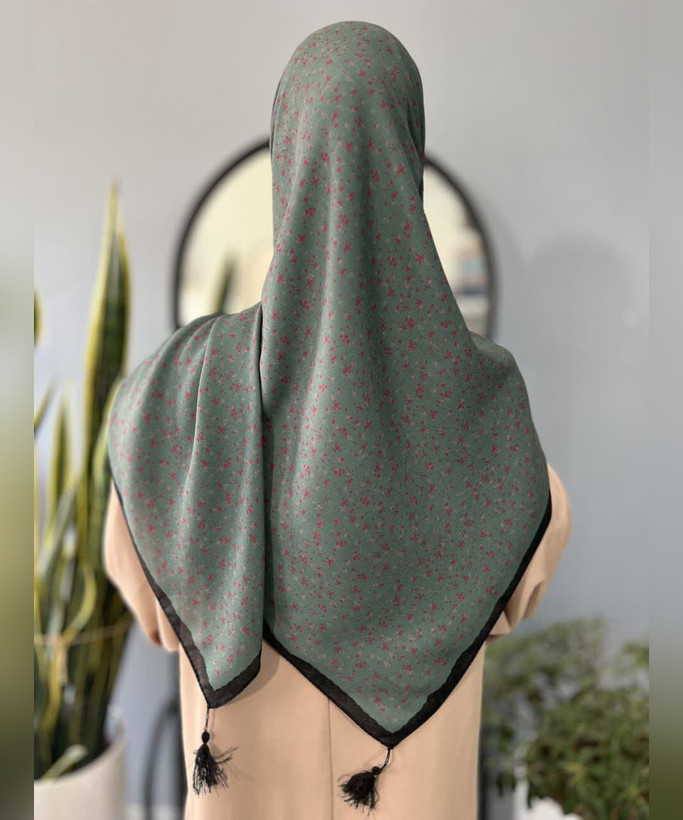 روسری نخی خالریز قواره ۱۴۰