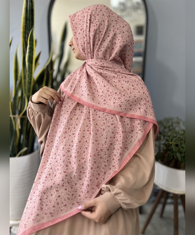 روسری نخی خالریز قواره ۱۴۰