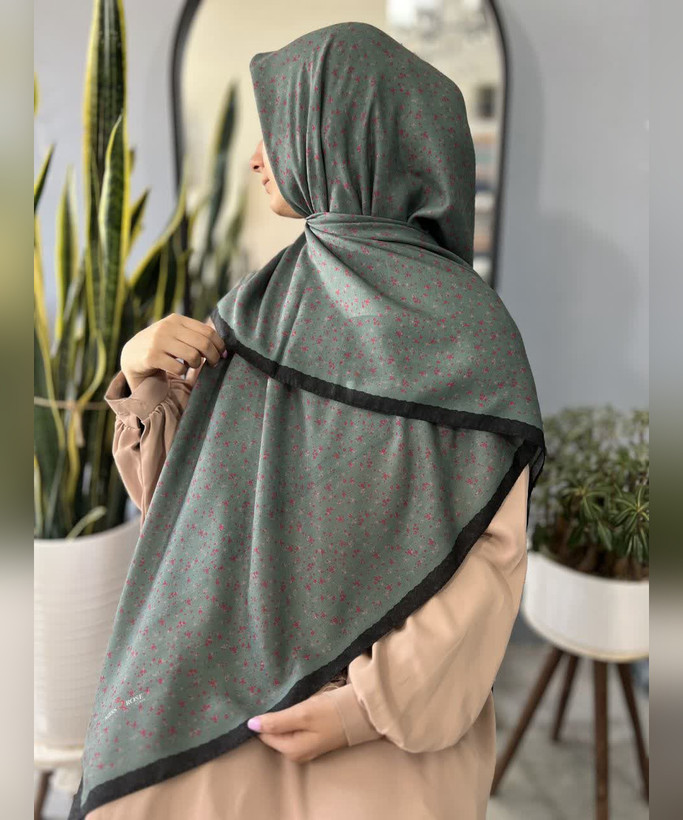 روسری نخی خالریز قواره ۱۴۰