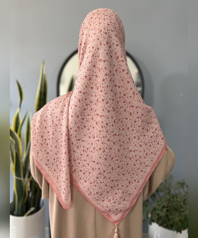 روسری نخی خالریز قواره ۱۴۰