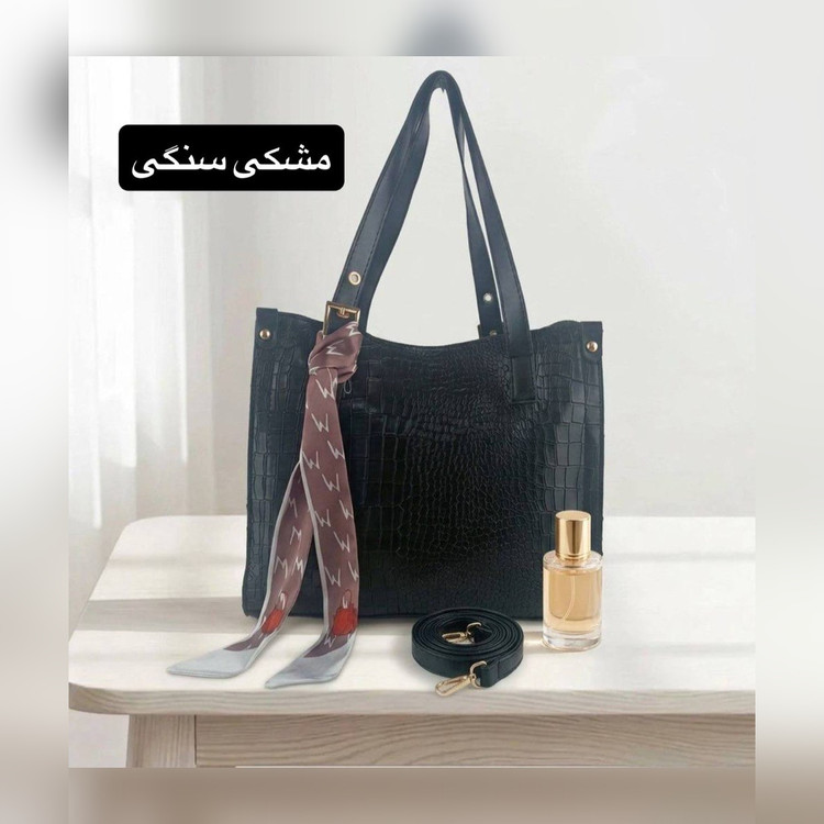 کیف دستی زنانه چرم مصنوعی کد ۵۷۳۷