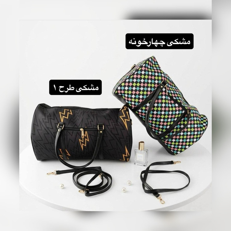 ساک ورزشی و مسافرتی چرم مصنوعی کد ۶۳۴۴