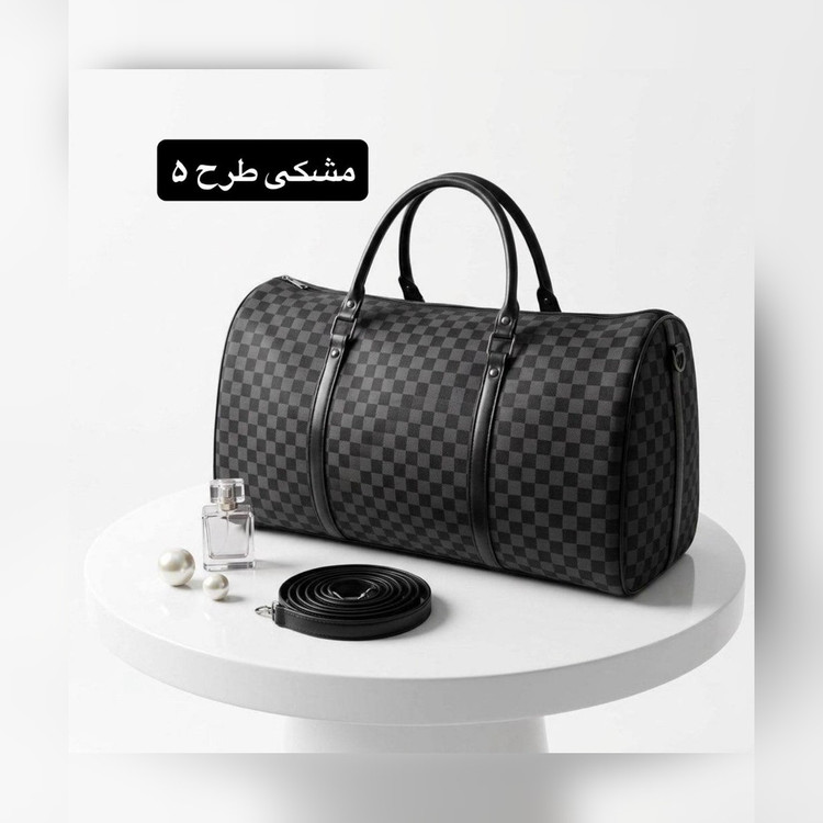 ساک ورزشی و مسافرتی چرم مصنوعی کد ۶۳۴۴